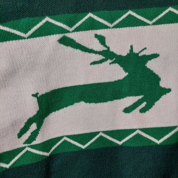 AIYINO Men's Christmas Zip-Up Cardigan Sweater – Size M - Picture 5 of 7